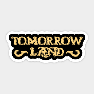 Tomorrowland // Fairy Tales Font Design Sticker